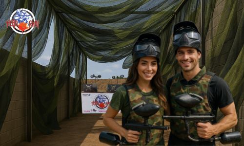 מטרות במטווח הדשוט בפיינטבול בית ברל